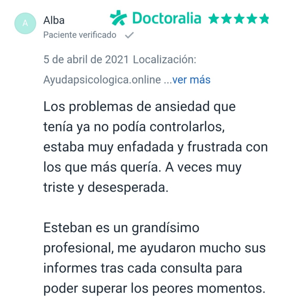 Opinión de ayuda psicológica online