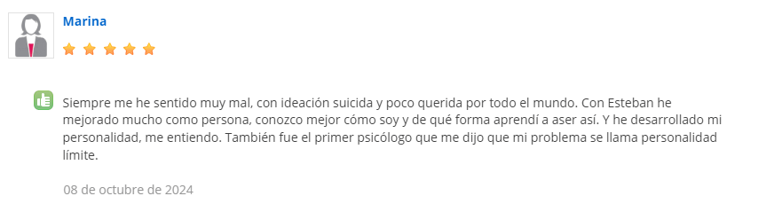 Personalidad límite paciente